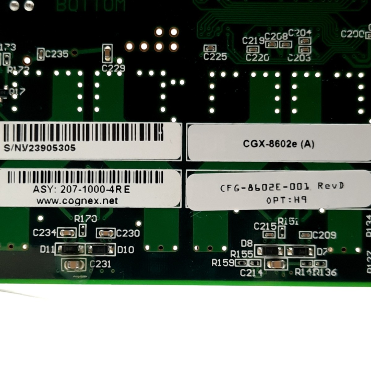 Cognex MVS-8602e Frame Grabber Card, PCIe x4, 2x Camera Link