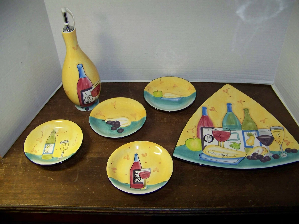 Bread dipping plates top