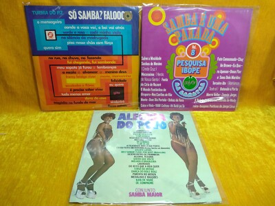 Lp Samba Brazil lote com 3 lps