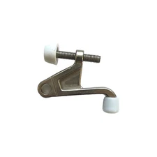 House Guard Satin Nickel Door Hinge pin stop stopper Brushed Nickel Hinges