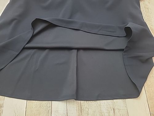 DONNA MORGAN Women's Dress Sz 16W Minna V-Neck Knit Sheath Navy Back Zip - Picture 16 of 16
