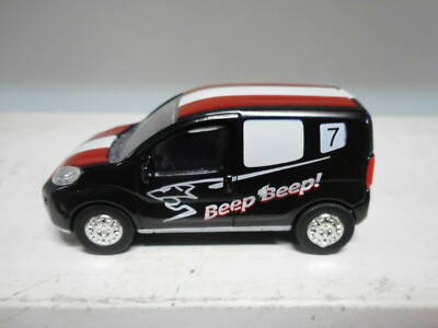 NOREV 1/43 – Peugeot Bipper Pompiers 2009 – Rouge, Miniature Neuve