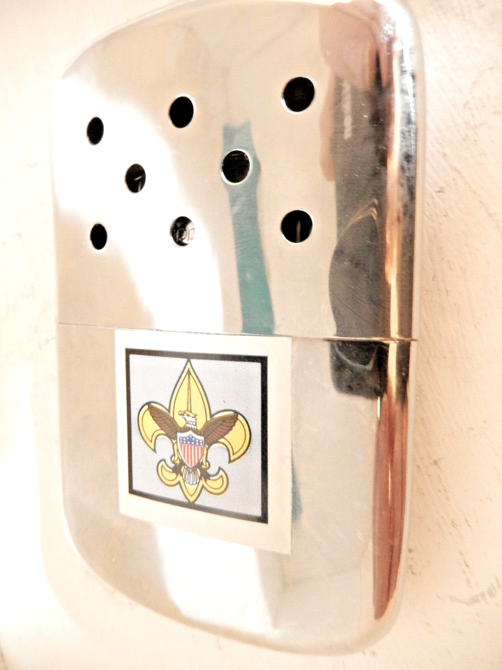 { New Boy Scout Zippo Warmer Hand/pocket With Travel Bag. eBay