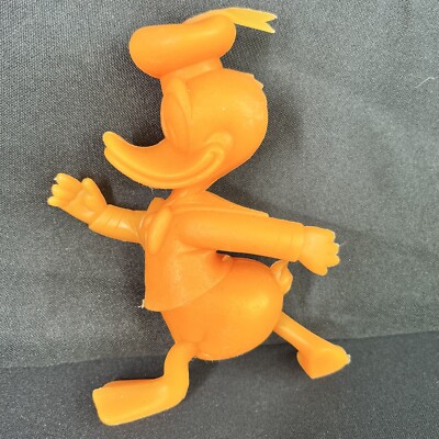 Vintage 1970's Louis Marx Walt Disney Hard Plastic DONALD DUCK Toy