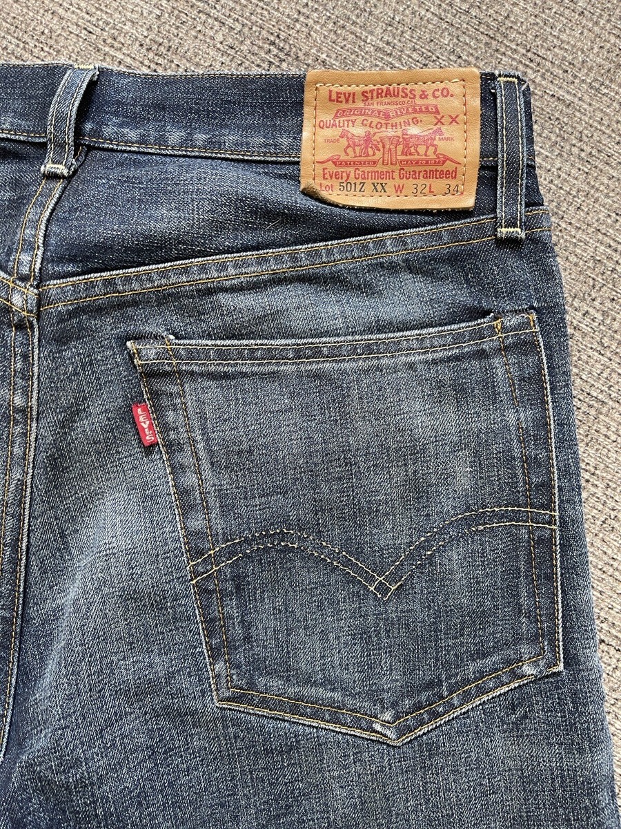 levis 501z XX LVC Jeans Rare Wash 32x34 | eBay