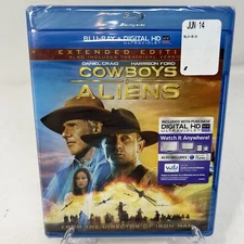 Cowboys  & Aliens Blu-ray Disc, 2014, Includes Digital Copy UltraViolet Sealed