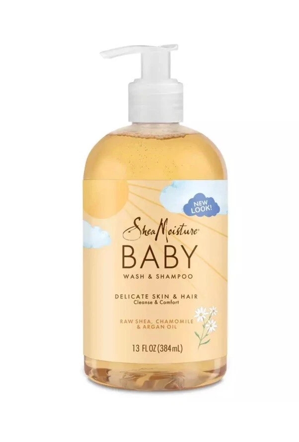 Shea Moisture Raw Shea Chamomile & Argan Oil Baby Head-To-Toe Wash & Shampoo...