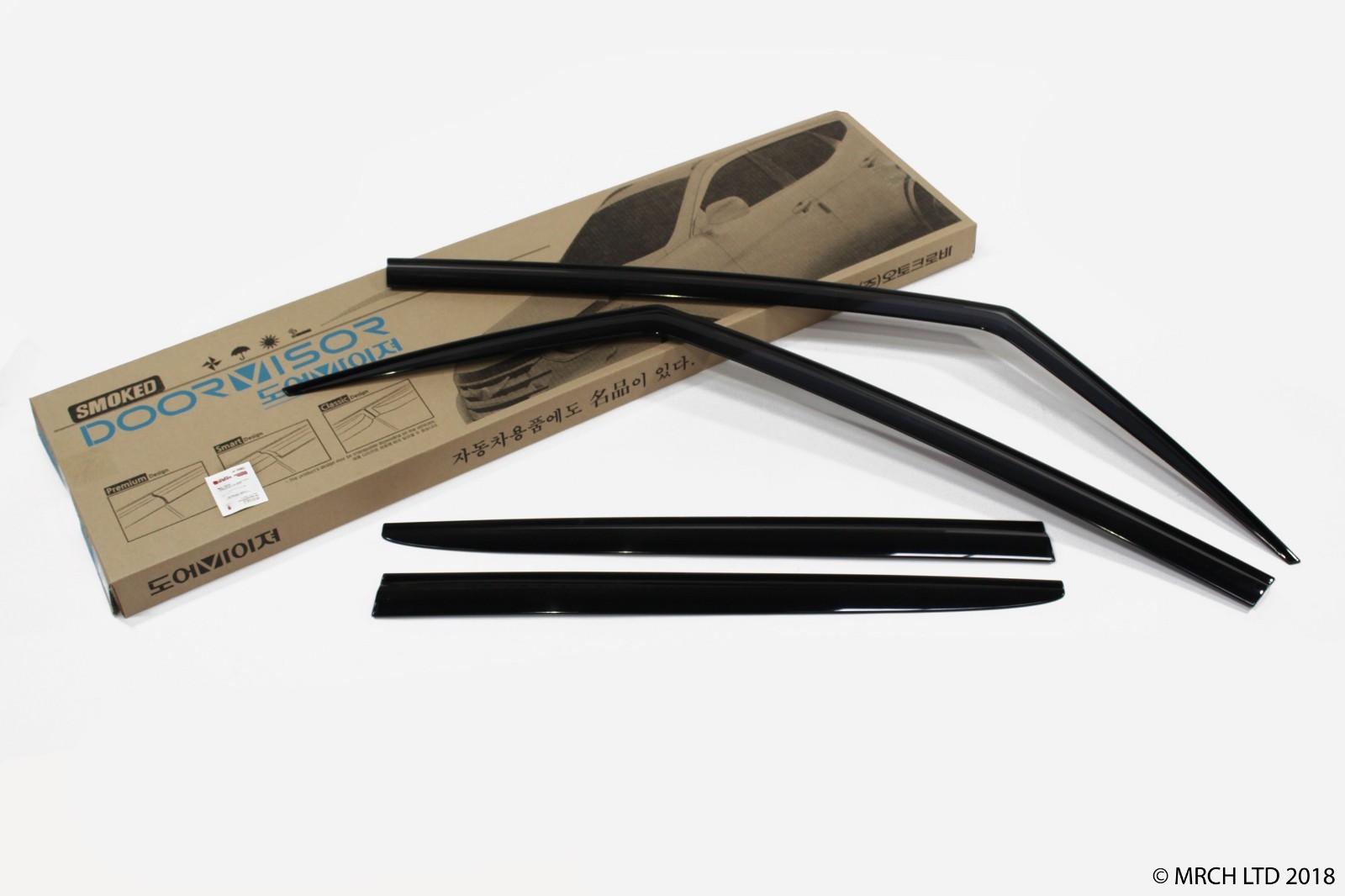 Auto Clover Wind Deflectors Set for Jeep Renegade 2014+ (4 pieces) eBay