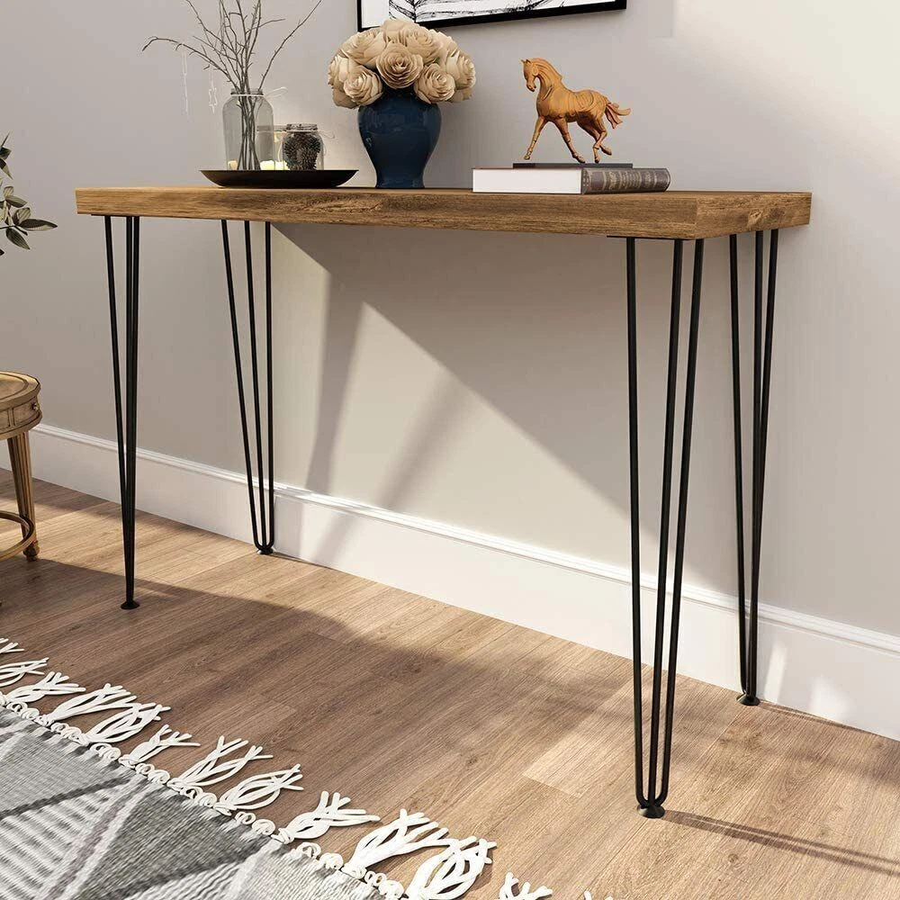 4 x Hairpin Legs Hair Pin Legs Set for Furniture Bench Desk Table Metal Steel