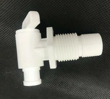 RV/Camper/Trailer - Camco Water Tank Drain Valve, Fits 3/8" or 1/2" MPT