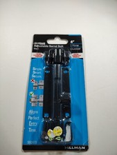 Metal Gate Latch Barrel Bolt for Gates Sheds Black Color 4" Hillman