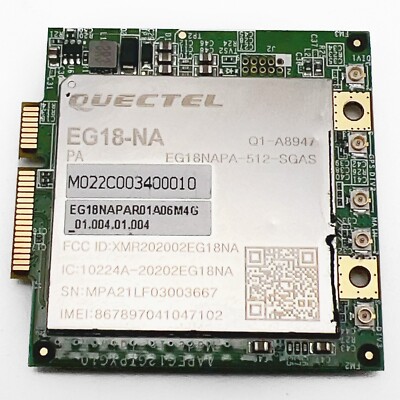 Quectel EG18-NA 4G LTE EG18NAPA-512-SGAS Cellular Wireless LTE Modem