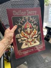 Rare  Sealed SAILOR JERRY Colllins Treasure Chest Don Ed Hardy Tattoo Flash Book