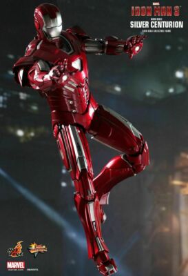 1/6 HOT TOYS MMS213 IRON MAN 3 SILVER CENTURION MK33 MARK XXXIII