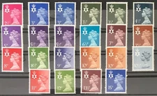 GB QEII 1971 - 1980 Northern Ireland Regional Definitives SG NI12 - SG NI33 MNH