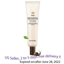 review secret key snail repairing eye cream