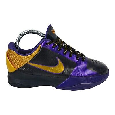 NIKE Zoom KOBE 5 GS KIDS Size 4.5Y Black LAKERS Basketball NIKE Zoom KOBE 5 GS KIDS Size 4.5Y Black LAKERS Basketball