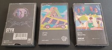 STYX 3 CASSETTE LOT : Crystal Ball, Lady, Miracles