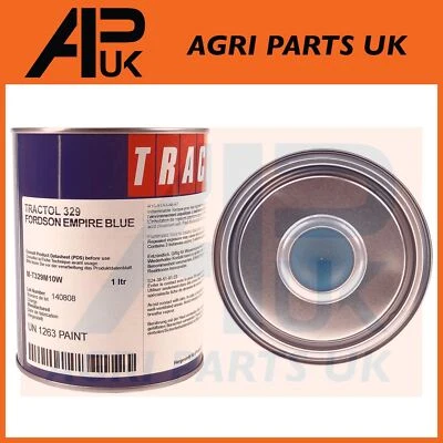 UN-BRANDED 1L Empire Blue Tractol Paint for Ford Fordson Major Dexta Super Power Tractor