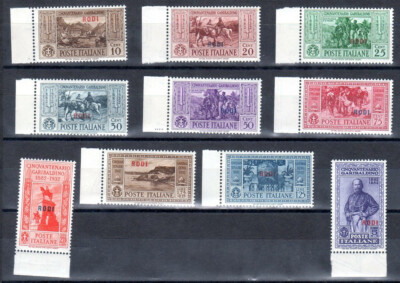 Aegean Rhodes Garibaldi Full Rubber MNH BDF Cat 650+