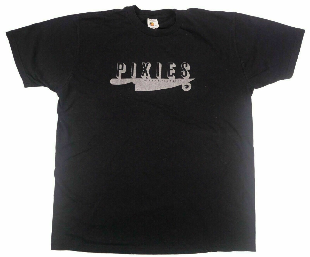 PIXIES Doolittle LOST CITIES TOUR 2011 vintage t shirt XL indie 