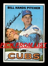 1967 Topps Baseball 2-189 VG-EX Pick From List All PICTURED vv3