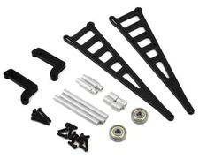 ST Racing Concepts DR10 Aluminum Wheelie Bar Kit (Black) [SPTSTC71071BK]