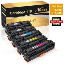 5PK Toner Cartridge Set For Canon 118 ImageCLASS MF8380CDW MF8580CDW MF726CDW