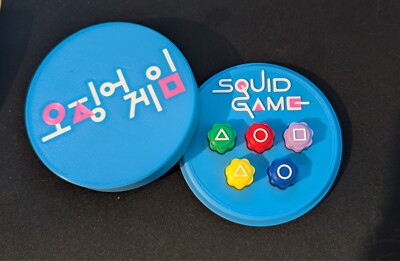 Thrilling Strategy Gonggi Game Set   3D Printed with Storage Box