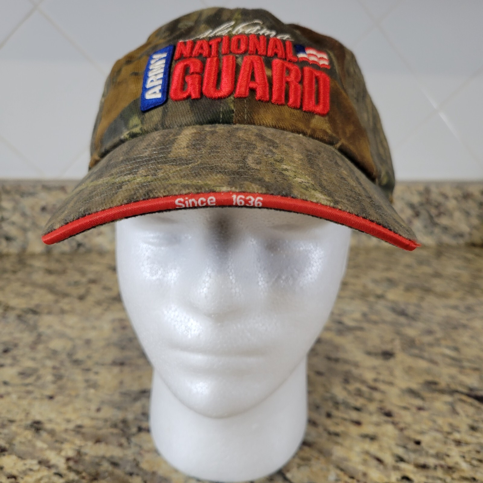 Alabama National Guard Camo Hat Since 1636 Military Baseball Cap