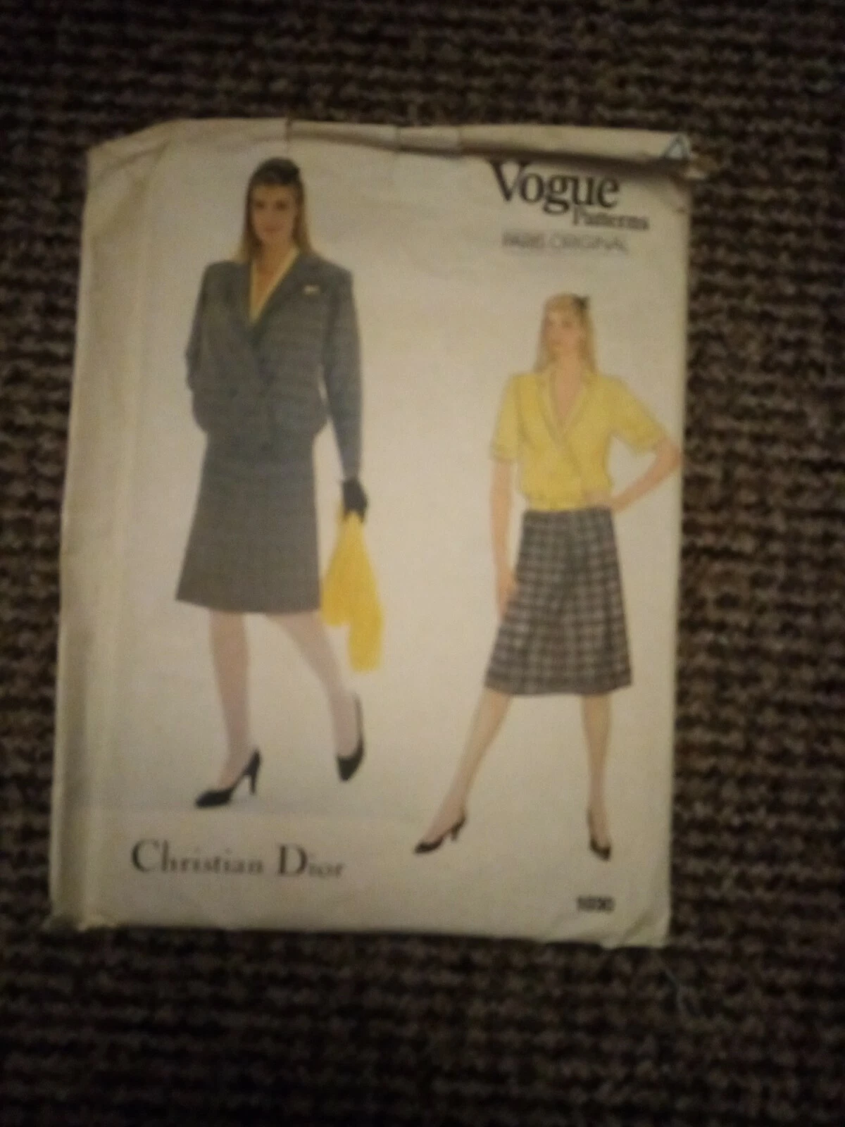 Nuovissimo modello da cucire Christian Dior taglia 14 modello di design parigi