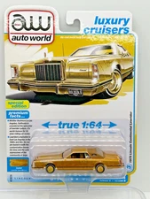1979 Lincoln Continental Lowrider by Auto World 1:64 scale model rel 6 ver B #3