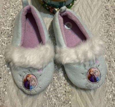 Disney Store House Slippers Frozen Elsa Anna Plush Costume Dress