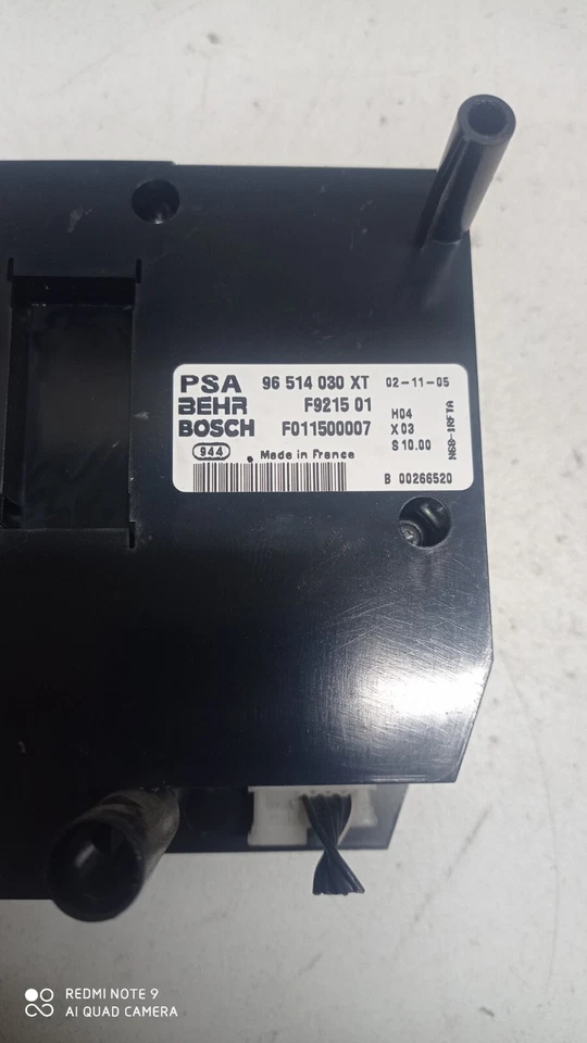 COMMANDE CHAUFFAGE CITROEN XSARA PICASSO 96514030XT - Photo 4/4