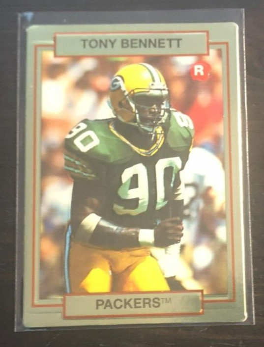 1990 Action Packed Rookie Update TONY BENNETT Rookie Card RC #4
