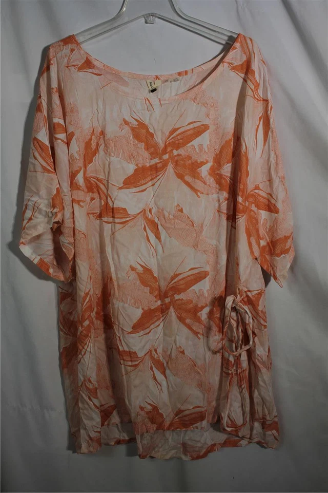 Новый с Ярлыками Roxy женщин Loia Bay прикрыть платье яркий белый с цветочным дизайном XL - Изображение 3 из 4