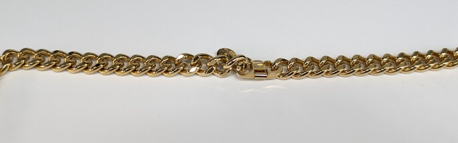 VTG Kenneth Jay Lane KJL Chunky Gold Tone Cuban L… - image 8