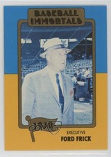 1980-84 SSPC Baseball Immortals 1st Printing MLB Logo Ford Frick #117 HOF 0ot5