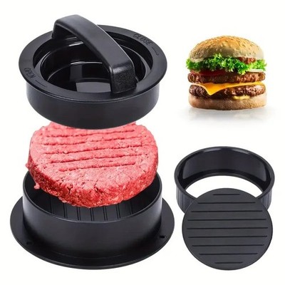 3 in 1 Burger Presse Patty Maker Gefüllte Hamburger Form Rindfleisch BBQ Küche 