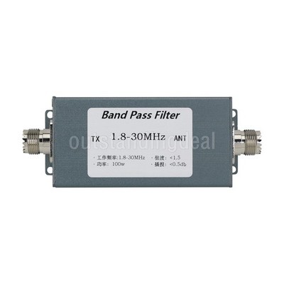 1.8-30MHz Band Pass   Anti-interference 50Ω Selectivity Suppress Clutter- *gb
