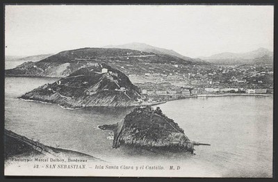 Guipúzcoa. SAN SEBASTIAN. Vista desde el Monte Igueldo.