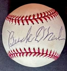 Buck O'Neil SIGNED AUTOGRAPHED OML Baseball KC Monarchs Negro League HOF Cubs