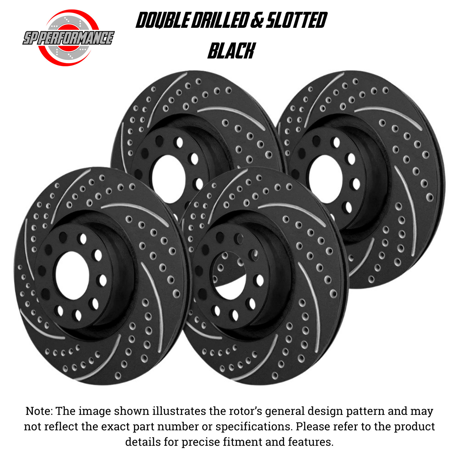 SP Performance Disc Brake Rotor Kit For 2005 Acura NSX
