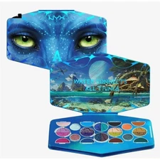 NYX Cosmetics X Avatar The Way Of Water 2Color Eyeshadow Palette Limited Edition
