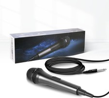 Microfono Profesional Dinamico de Mano Con Cable Para Fiestas Karaoke