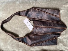 bustier tie up corset top