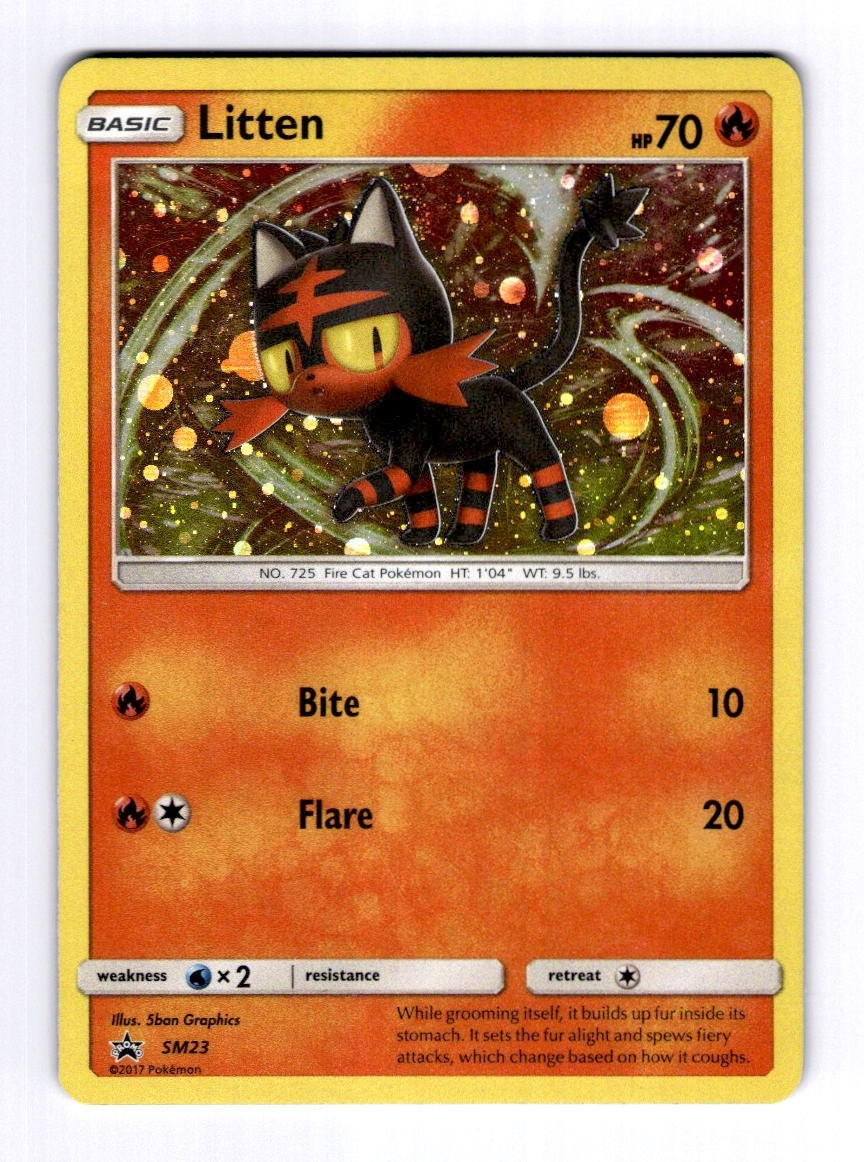 Litten - SM23 SM Promos #SM23 (2017) Promo Holo LP Pokemon