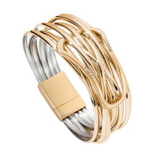 Leopard Bracelet for Women, Boho Leather Wrap Multi-Layer Pearl Crystal Brace...