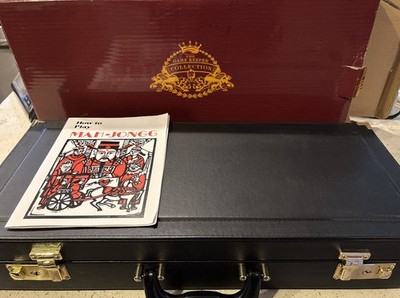 90s Game keeper Mah-Jongg In Attache Asian Heritage Looks Unused In Open Box
