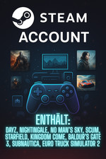 Steam Zugang – 88 Spiele | DayZ, No Man’s Sky, Starfield, Baldur’s Gate 3
